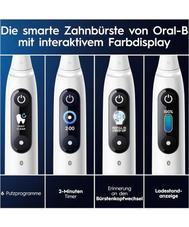 Buy Oral-B IO Series 8 Plus Electric Toothbrush - 3 Extra Brush Heads 6 Cleaning Modes Eco-Friendly Packaging - International Shipping Available - Buy Online on GoSupps.com