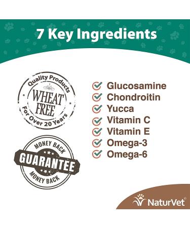 NaturVet Glucosamine DS Maintenance Care Level 1 - 70 Soft Chews for Joint Health (5.4 oz) - Buy Online on GoSupps.com