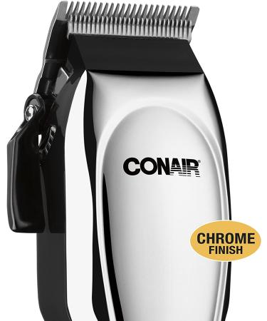 Conair Custom Cut 21-Piece Hair Clipper Chrome - Professional Grade Clippers for Perfect Haircuts - Buy Online on GoSupps.com