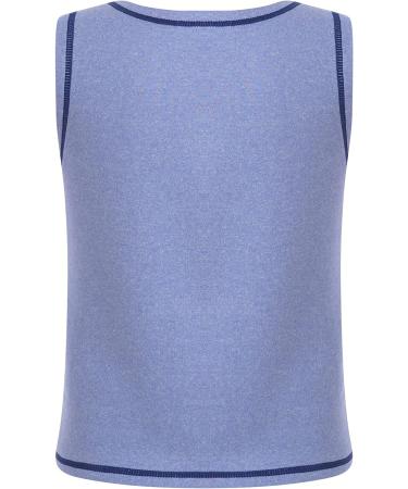Hansber Kids Compression Tank Top Sleeveless T-Shirt Blue 3-4 - Athletic Base Layer for Boys and Girls - Buy Online on GoSupps.com