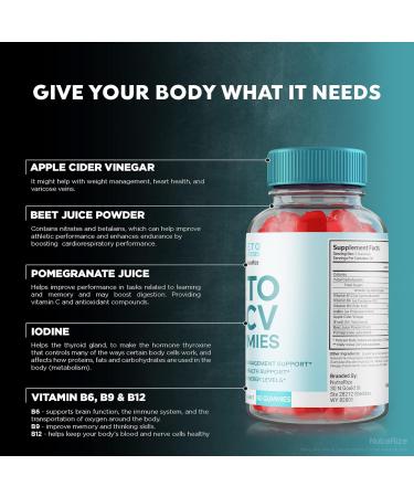 Keto Genesis ACV Gummies - 2 Pack Advanced Weight Loss Supplement | Maximum Strength Keto + ACV | 120 Count - Best Keto Gummies Reviews - Buy Online on GoSupps.com