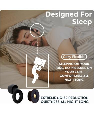 15 Pcs SaintGee Ear Plugs for Sleeping - 34dB Reusable Noise Reducing Double Silicone Earplugs for Concerts Travel & Focus - Buy Online on GoSupps.com