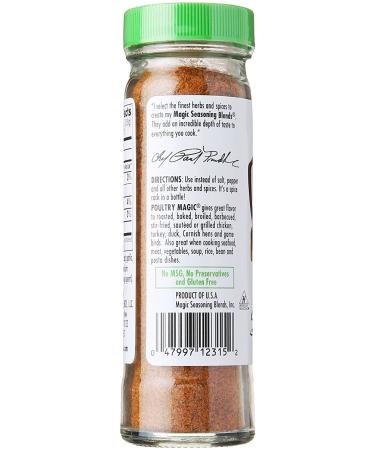 Poultry Magic Seasoning 2oz - Enhance Flavor for Chicken & Turkey | Best Spice Blend - Buy Online on GoSupps.com