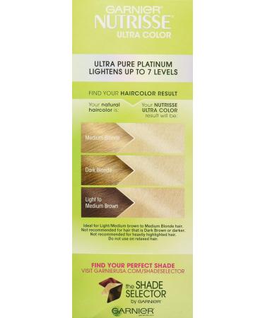 Garnier Nutrisse Ultra Color PL1 Lightest Platinum Coconut Hair Dye - 1 Count - Buy Online on GoSupps.com