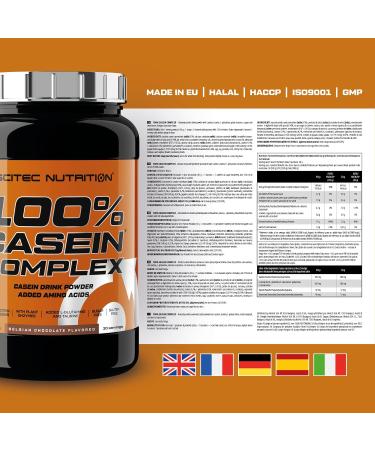 Casein Complex 920g Belgian Chocolate - High-Quality Protein for Muscle Recovery | Buy Online - International Shipping Available - Buy Online on GoSupps.com