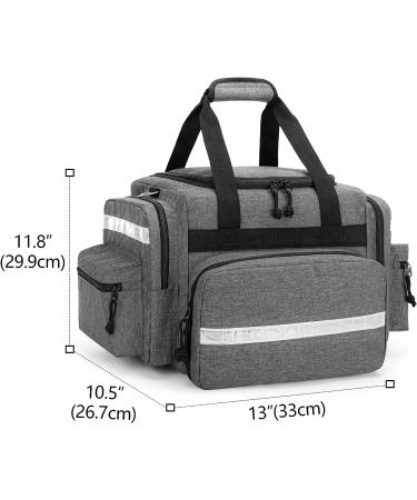 Damero Professional Medical Bag | First Responder Trauma Bag for EMT/EMS | Gray (Bag ONLY) - Buy Online on GoSupps.com