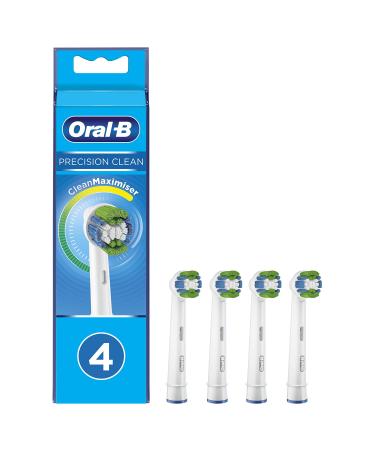 Oral-B Precision Clean Replacement Heads with Cleanmaximiser Technology NEW Pack of 4 - Buy Online on GoSupps.com