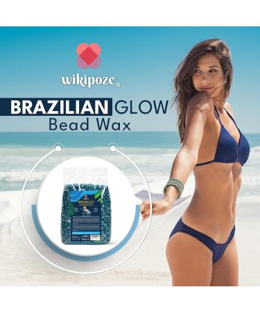 Buy Wikipoze Brazilian Wax Pearls - Odorless Hair Removal Wax for Women & Men | Gentle Stripe-free Waxing for Whole Body - 400g - Buy Online on GoSupps.com