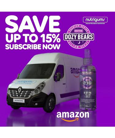 DOZYBEARS Ultimate Bedtime Pillow Spray 100ml | Calming Relaxing Mist with Lavender, Lemon Balm, Chamomile - Buy Online on GoSupps.com