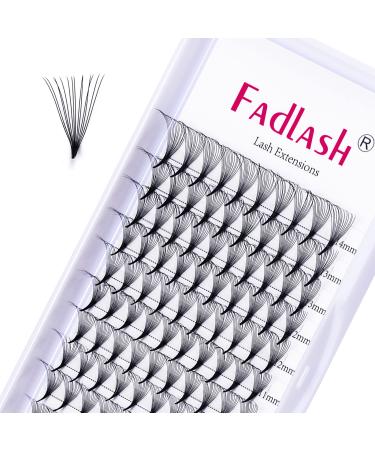 Eyelashes fan 14d 0.05mm C curl 8-14mm russian eyelash extensions prefabricated fan premade russian lashes eyelash extensions (14d-0.05c-mix8-14) MIX (8-14) 14D-05-c - Buy Online on GoSupps.com