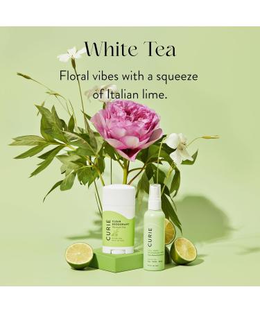 Curie Whole Body Deodorant - Aluminum Free White Tea Spray 3pk | Natural Vegan Cruelty-Free Non-Toxic Deodorant - Buy Online on GoSupps.com
