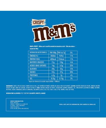 Buy M & M's Crispy Online - Delicious Chocolate Treats | International Shipping Available - Buy Online on GoSupps.com