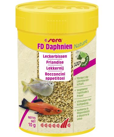 Sera FD Daphnien Nature 100 ml (10 g) - the delicacies for an increased willingness to spa. - Buy Online on GoSupps.com