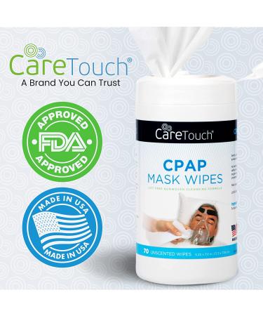 Unscented CPAP Mask Wipes - 2 Packs of 70 | CPAP Cleaner for Effective Cleaning - Buy Online on GoSupps.com