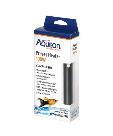 Aqueon Preset Heater 100 Watts Standard Packaging