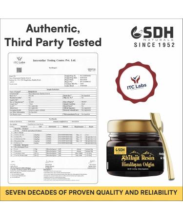 SHREE DHANWANTRI HERBALS Himalayan Shilajit Resin (500mg) Purified Using Triphala Helps Support Energy, Immunity, Focus for Both Men & Women (30g) - 2 Mon Supply - Buy Online on GoSupps.com
