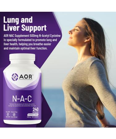 AOR N-A-C 500mg - 240 Capsules - Buy Online on GoSupps.com