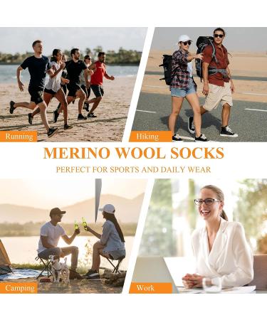 RZTT 90% Merino Wool Ankle Socks for Men & Women - Soft & Thin for Athletic Activities - 3 Pairs, Black, Large - Buy Online on GoSupps.com