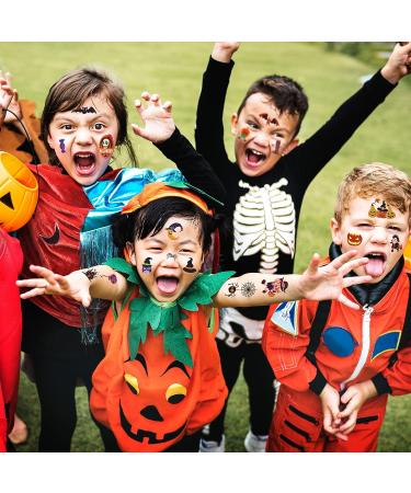 Halloween Temporary Tattoos for Kids - Waterproof Fake Stickers, Activities & Parties Favors for Toddlers, Children - 20 Sheets - Buy Online on GoSupps.com