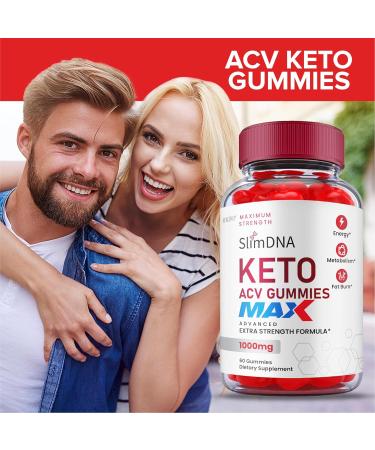 Max Strength Slim DNA Keto ACV Gummies - 500mg Weight Loss Formula (60 Gummies) - Buy Online on GoSupps.com