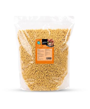 Planeo soy granulate 2kg - vegan meat substitute genetic engineering free soybean meat alternative to conventional meat perfect for bolognese or other sauces 2 kg