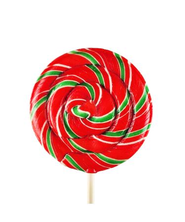 Cherry Premium Sweet Whirls Lollipops 24 count 60 Grams & 3.25" diameter per piece