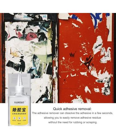 Adhesive Remover | Sticker Remover Asphalt Tar Cleaner Stain Remover Sticker Lifter - Portable All Purpose Effective Tar Cleaner Liquid for Metal Marble Glass Ceramics Floor Thaely - Buy Online on GoSupps.com