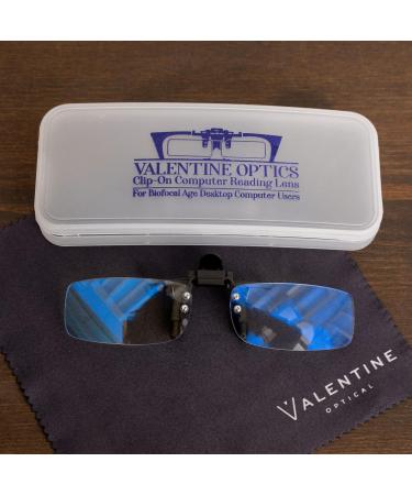 Premium Bifocal Clip-On Computer Reading Lens with Blue Light Protection - Shop Internationally - Buy Online on GoSupps.com
