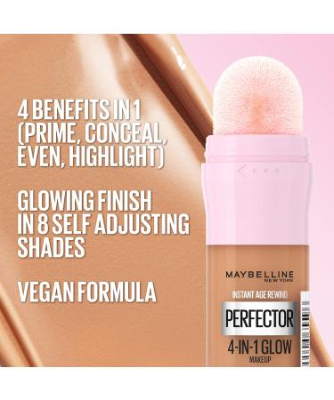 Maybelline Baby Skin Instant Pore Eraser Primer + Age Rewind Instant Perfector 4-In-1 Glow Makeup Bundle - Buy Online on GoSupps.com