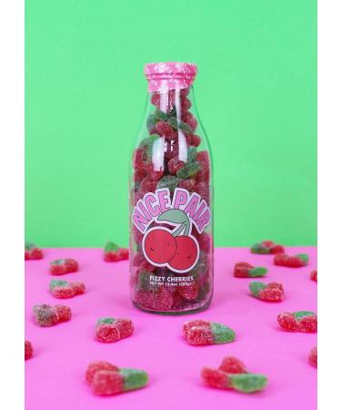 Sweets Bottle 'Nice Pair' Gummy Cherry Sweets Candy Gift Treat Kitchen - 350g - Buy Online on GoSupps.com