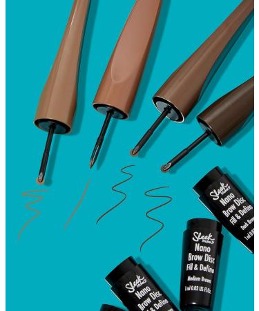 Buy Nano Brow Disc Fill & Define - Ash Brown | Sleek Eyebrow Enhancer for Perfect Brows | International Shipping Available - Buy Online on GoSupps.com