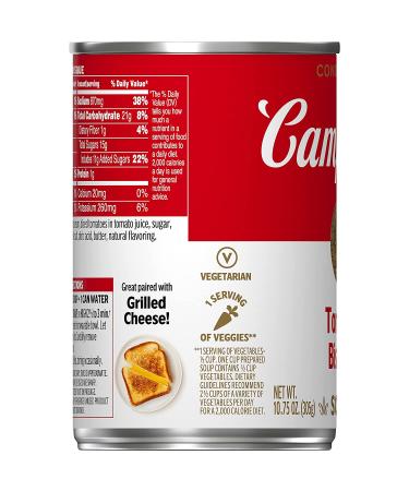 Campbell's Tomato Bisque Soup 10.75 oz - Delicious & Convenient - Buy Online on GoSupps.com