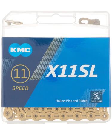 KMC X11SL 11 Speed 116L Bike Chain Titanium Gold