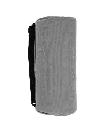 DAUZ Back Roll Lumbar Support Pillow - Adjustable Waist Support Breathable & Compact for Beds - Grey - Buy Online on GoSupps.com