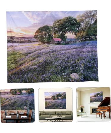 Zerodeko 3pcs Lavender Tapestry Flower Wall Decor Wedding Banner Flower Banner Natural Scenery Hanging Tapestry Decor for Home Backdrop Printing Purple Wall Tapestry Polyester (polyester) 200x150cmx3pcs Purple 2x3pcs - Buy Online on GoSupps.com