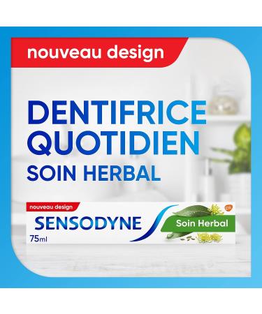 Sensodyne Herbal Care Toothpaste Relieves Tooth Sensitivity Contains Natural Extracts of Eucalyptus and Fennel 75 ml - Buy Online on GoSupps.com