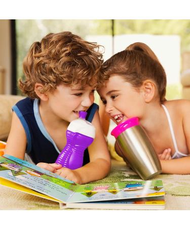 Munchkin Click Lock 9oz Sippy Cup 2 Pack - Bite Proof, Pink/Purple & White - Buy Online on GoSupps.com
