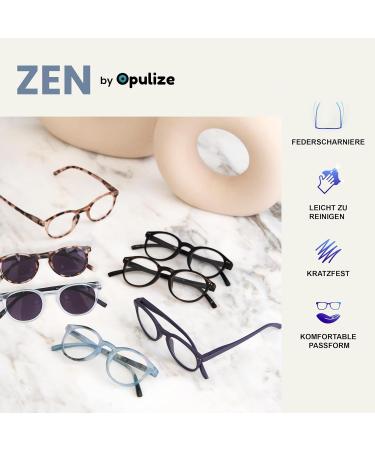 Opulize Zen Twin Pack Reading Glasses - Light Brown Tortoise Sun Readers for Men & Women +2.00 Strength - Buy Online on GoSupps.com