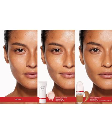 Shiseido RevitalEssence Skin Glow Primer SPF 25 - Hydrating Primer for Instant Glow | Non-Comedogenic & All Skin Types | 30 mL - Buy Online on GoSupps.com