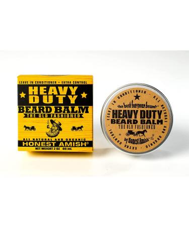 Honest Amish Heavy Duty Beard Balm 2oz - Natural Beard Conditioner - Buy Online on GoSupps.com