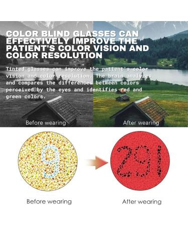 Flbirret Colorblind Corrective Glasses | Improve Red-Green Color Perception & Vision | International Shipping Available - Buy Online on GoSupps.com