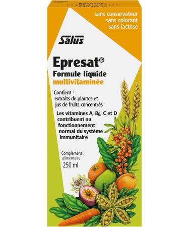 Salus Epresat Vitality/Energy/Immune System Strengthening Multivitamin Liquid Formula 250 ml - Buy Online on GoSupps.com