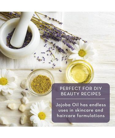 Organic Jojoba Oil 4 fl oz - 100% Pure Cold Pressed for Skin, Hair, Face, Nails - Buy Online on GoSupps.com