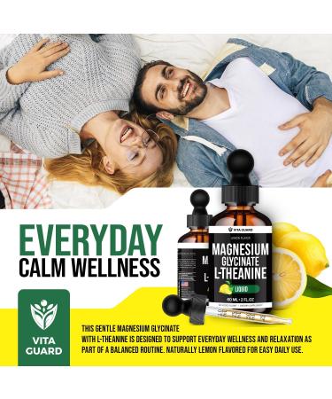 L-Theanine Magnesium Glycinate Chamomile Liquid Supplement - Buy Online on GoSupps.com