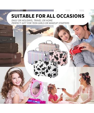 All In One Makeup Set for Teen Girls 10-12 | Full Kit for Beginners with Eye Shadow, Blush, Lip Gloss, and more | White Cow Pattern | Ideal Gift - Buy Online on GoSupps.com