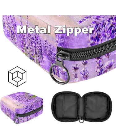 Stylish Lavender Women's Tampon Storage Bag | Multi-Pocket Binding-Up Bags for Menstrual Care - Buy Online on GoSupps.com