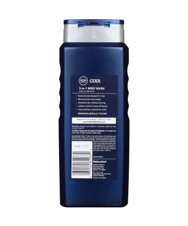 Nivea Men Energy Body Wash Bundle - 3 Pack, 16.9 fl oz Bottles with Mint Extract - Buy Online on GoSupps.com