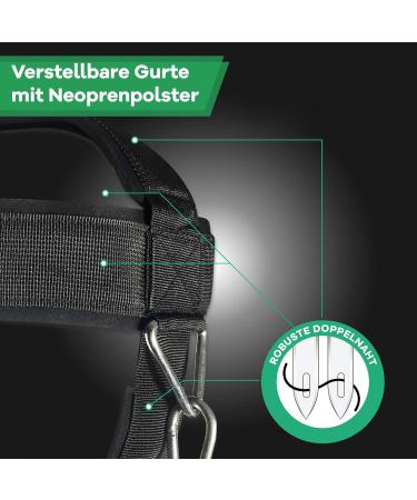 NetroxSports Neck Trainer - Strengthen Neck & Neck Area | Adjustable Harness & 80cm Steel Chain | Ideal for Bodybuilding Boxing Weightlifting & Martial Arts - Buy Online on GoSupps.com