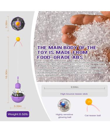Fostbeen Interactive Cat Toys - Magic Wand Funny Balls & Slow Feeder for Kittens & Cats | Weight Loss & Treat Edition Gift - Buy Online on GoSupps.com