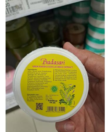 Pradasari Bath Scrub Licorice 135 Gram - Buy Online on GoSupps.com